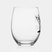 Retro Martini - Bruid's Moeder Wijnglas Zonder Voet (Rechts)