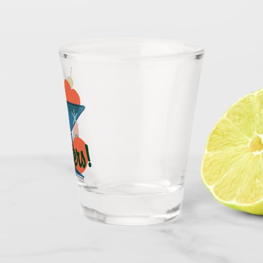 Retro Martini Madness Cheers Shot Glass Shot Glas (Rechts)