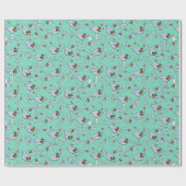 Retro Martini met olijven atomic Cadeaupapier (Vlak)