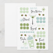 Retro Martini Mid-Century Modern (Voorkant / Achterkant)