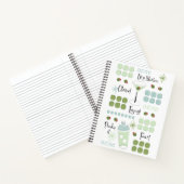 Retro Martini Mid-Century Modern Notitieboek (Binnen)