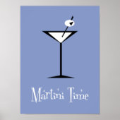 Retro Martini Poster (Voorkant)