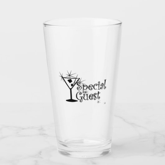 Retro Martini - Speciale Gast Glas (Voorkant)