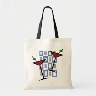 Retro Martini Tote Bag