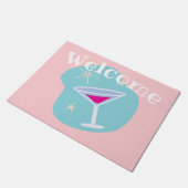 Retro Martini Welcome Mat (Schuin)