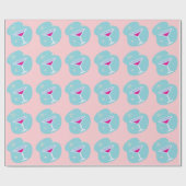 Retro Martini Wrapping Paper Cadeaupapier (Vlak)
