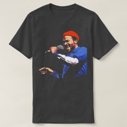 Retro  Marvin Gaye T-shirt (Design voorkant)