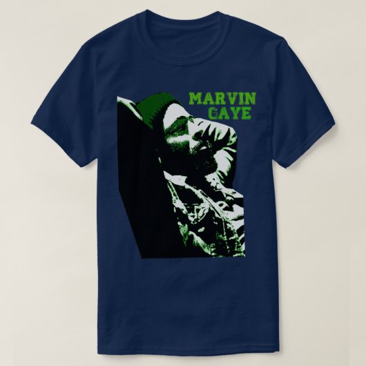Retro  Marvin Gaye T-shirt (Design voorkant)