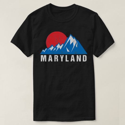 Retro Maryland2 T-shirt (Design voorkant)