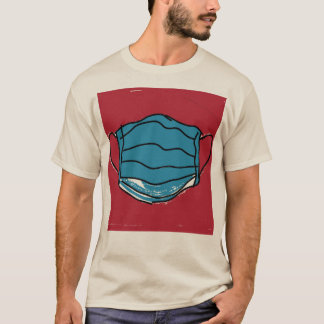 Retro Masker Op Blijf Koel Design T-shirt