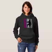 Retro Master Karate Instructor Feminine Coach Coac Hoodie (Voorkant volledig)