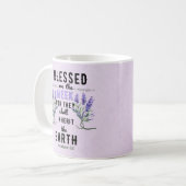 Retro Matteüs 5:5 Bijbelvers Koffiemok (Voorkant links)