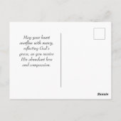 Retro Matteüs 5:7 Bijbelvers Briefkaart (Achterkant)