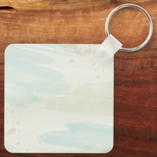 Retro Matteüs 5:7 Bijbelvers Sleutelhanger (Achterkant)