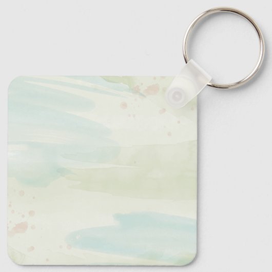 Retro Matteüs 5:7 Bijbelvers Sleutelhanger (Achterkant)