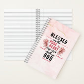 Retro Matteüs 5:8 Calla Lillies Waterverf Notitieboek (Binnen)