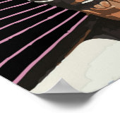 Retro max 1980-hoofdkamer poster (Hoek)