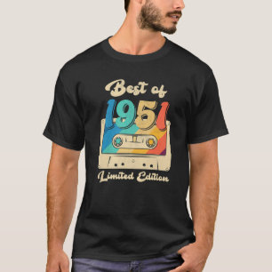 Retro maximaal 1951 Cassettebandje 71e verjaardag T-shirt