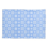 Retro MCM geometrisch patroon Baby Blauw Kussensloop (Achterkant)