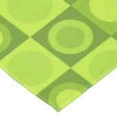 Retro MCM geometrisch patroon Chartreuse Tafelkleed (Gekanteld)