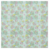 Retro Meadow Classic Flowers Stof (Swatch)