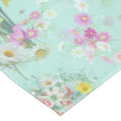 Retro Meadow Classic Flowers Tafelkleed (Gekanteld)