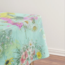 Retro Meadow Classic Flowers Tafelkleed