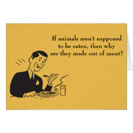 Retro Meat Carnivore Animals Eating