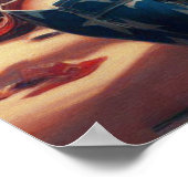 Retro Mechanisch Meisje Poster (Hoek)