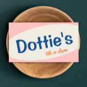 Retro mediane eeuw jaren '50 visitekaartje