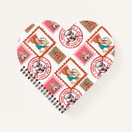 Retro Medical Christmas Stamp Set Art Notitieboek