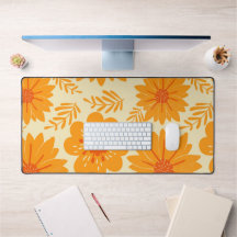 Retro  medio Oranje ventilatorpatroon