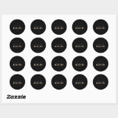 Retro Medische Coder Pompoen Ghost Worker Hallowee Ronde Sticker (Vel)