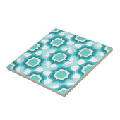 Retro Mediterraan Blauw Wit Tegeltje (Zijkant)