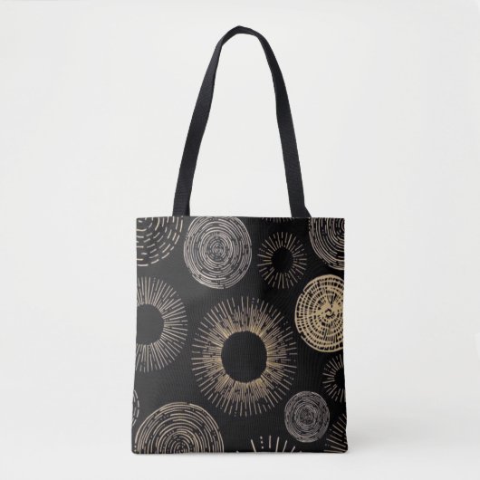 Retro Medium All-Over-Print Canvas tas (Voorkant)