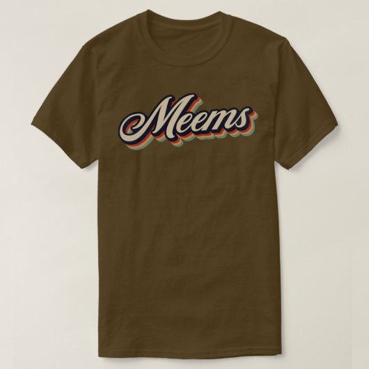 Retro Meems T-shirt (Design voorkant)