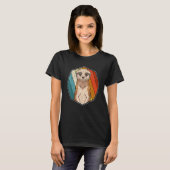 Retro Meerkat Afrika Safari Zoo Dier Meerkat T-shirt (Voorkant volledig)