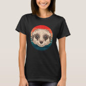Retro Meerkat T-shirt (Voorkant)