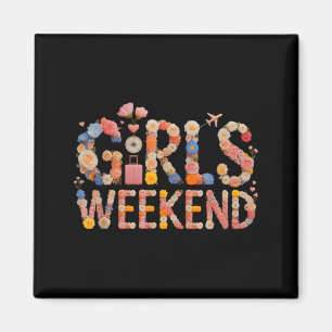 Retro meiden weekend surf vakantie trip zout magneet