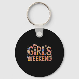 Retro meiden weekend surf vakantie trip zout sleutelhanger