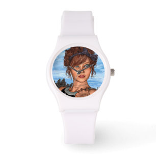 Retro Meisje Horloge