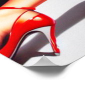 Retro Meisje Klassieke Pin Up Poster (Hoek)