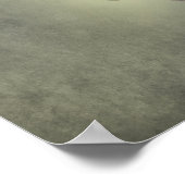  retro meisje lezen boek poster (Hoek)