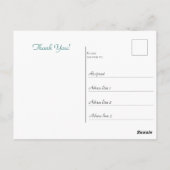 Retro Meisje met Bloemen in haar haar Briefkaart (Achterkant)