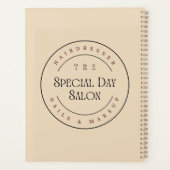 Retro Meisje met bloemen in haar haar - Zakelijk Planner (Achterkant)