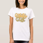 Retro Meisje Retro Daisy T-shirt (Voorkant)