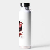 Retro Meisje Roestvrij staal Waterfles (Links)