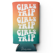 Retro Meisjes Reis Beste Vrienden Aangepast