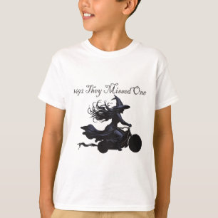 Retro Meisjes Trip Salem 1692 Ze Mist Een Heks T-shirt