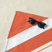 Retro Meisjes Weekend Aangepaste Naam Bachelorette Strandlaken (In situ)